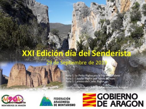 XXI Día del Senderista de Aragón en Riglos