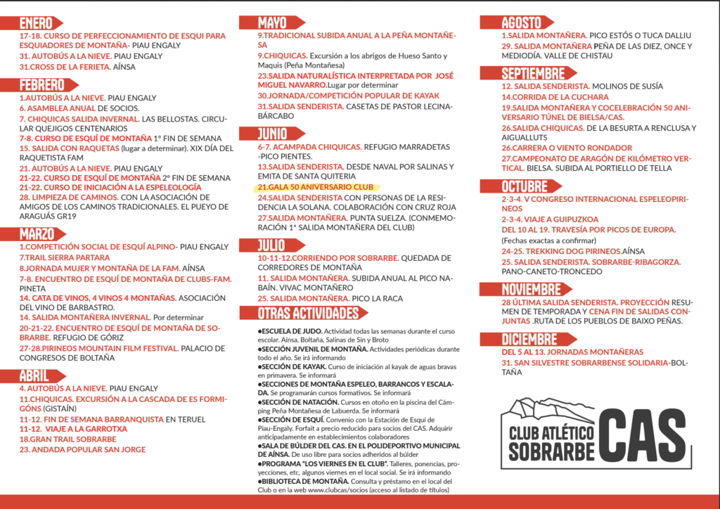 Club Atlético Sobrarbe CAS sobrarbe pirineo