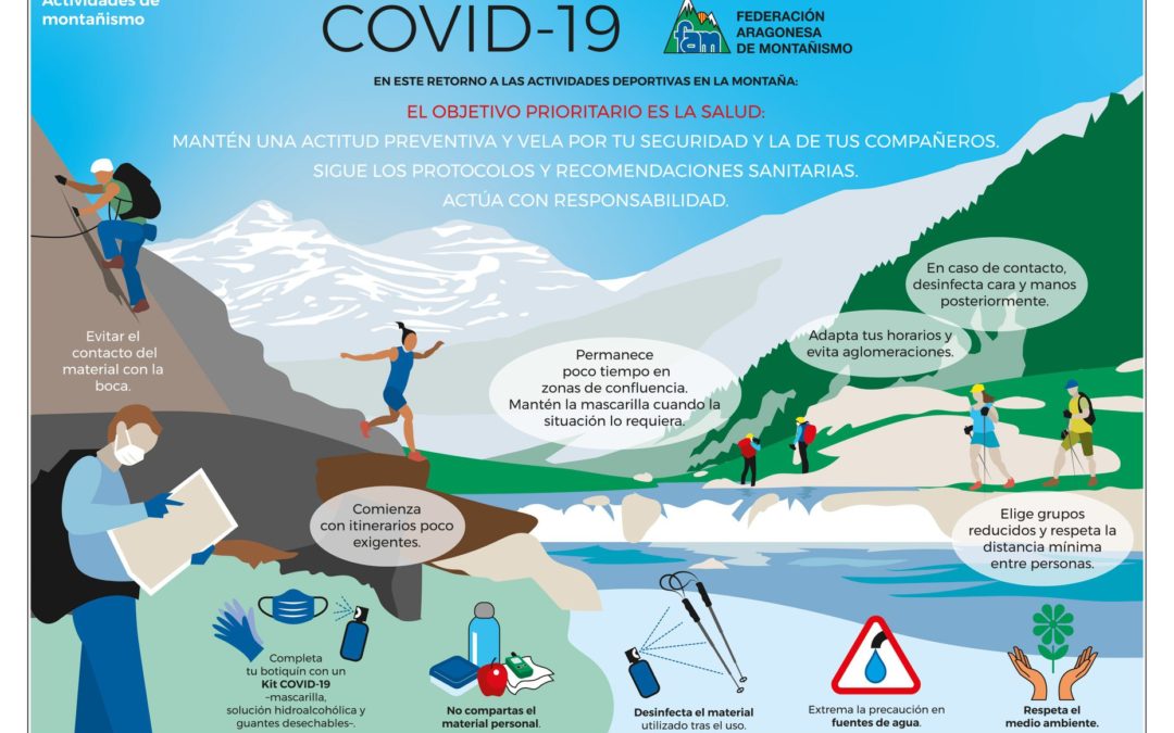 Recomendaciones deportes de montaña frente al Covid-19