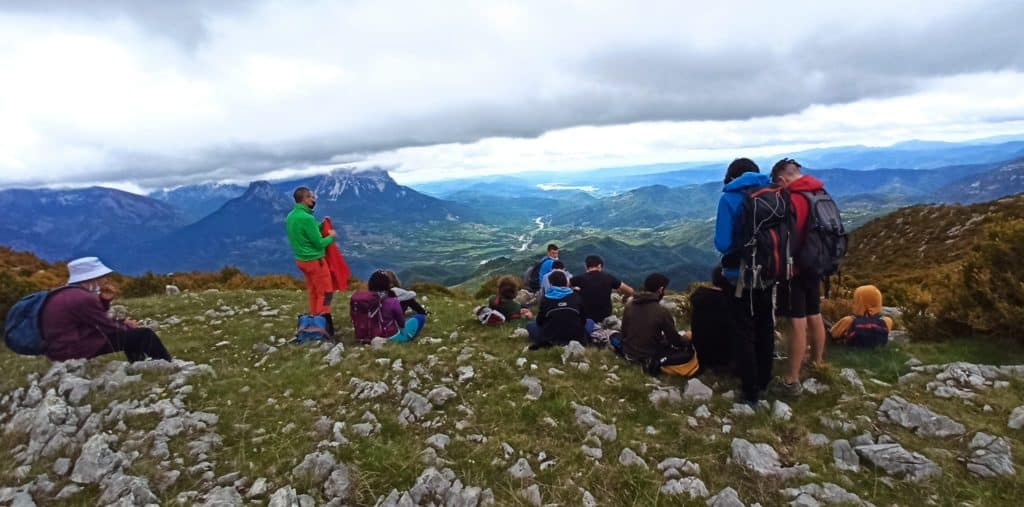 Salida montañera con la sección Juvenil a CASTILLO MAYOR. 2014 M