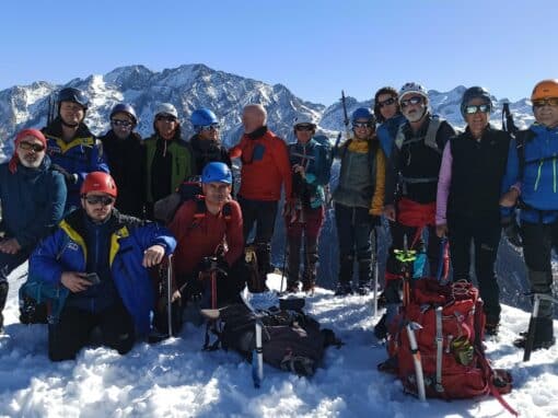 Realizada la ascensión invernal. Pico Montó (2473m) Sábado 18 de febrero de 2023.