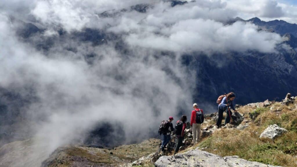 Realizada la ascensión al Mall Pintrat  o Pico del Puerto Viejo de Benasque (2.860m). 15 de agosto de 2024.