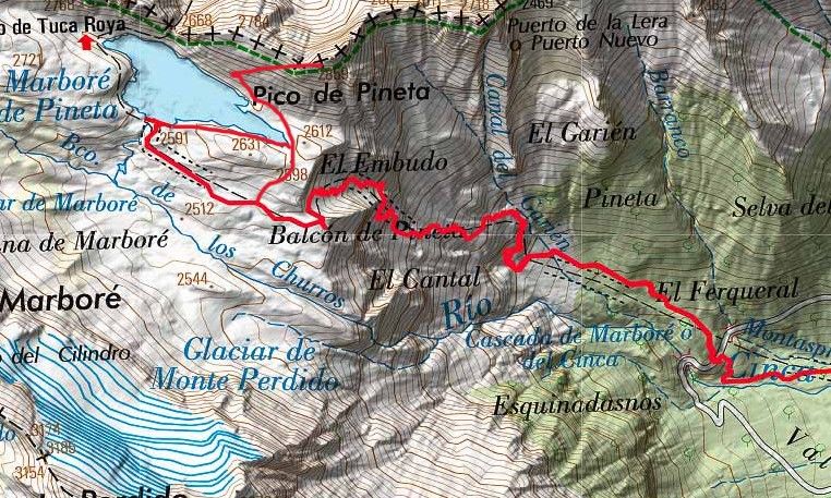 SALIDA MONTAÑERA. Ascensión al Pico de Pineta (2.861), por el Balcón de Pineta e ibón de Marboré.