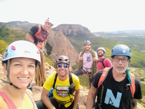 CURSO DE ESCALADA DE VIÁS DE VARIOS LARGOS. Segunda parte.