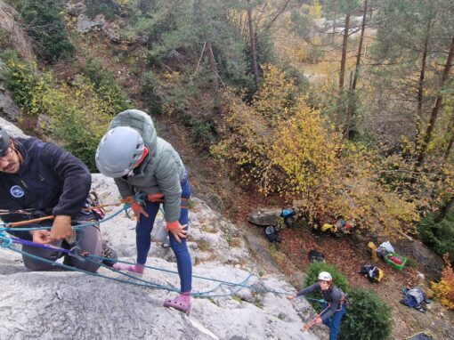 REALIZADO EL CURSO DE TÉCNICAS DE AUTORESCATE Y SEGURIDAD EN ESCALADA DEPORTIVA.