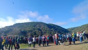 LA JORNADA "LA MONTAÑA NOS IGUALA" REÚNE A 150 PERSONAS EN AÍNSA PARA CELEBRAR EL 8 DE MARZO
