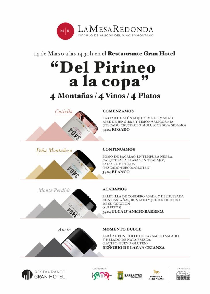 INAUGURACIÓN RUTA ACEQUIA DE SAN MARCOS Y COMIDA MARIDAJE. BARBASTRO