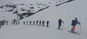 REALIZADA SALIDA PROMOCIONAL DE ESQUÍ DE MONTAÑA. PICO MONTÓ.